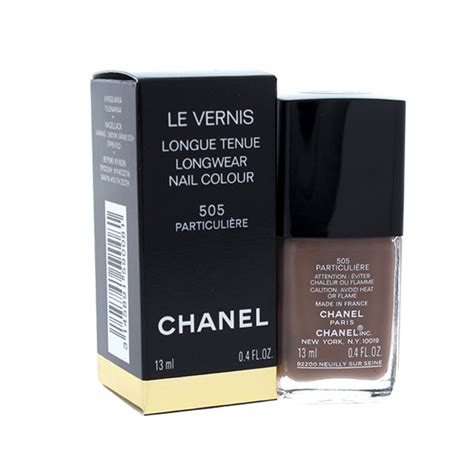 le vernis nail colour chanel|Chanel 505 particuliere nail polish.